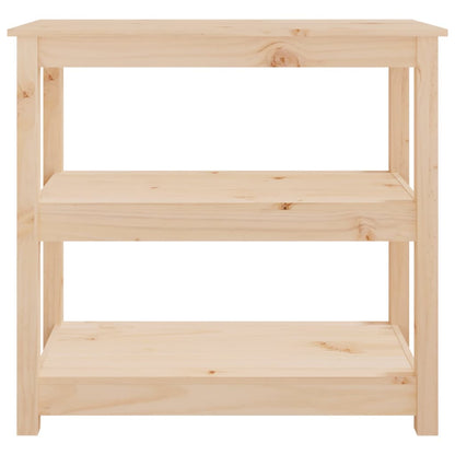 Tavolo Consolle 80x40x74 cm in Legno Massello di Pino - homemem39