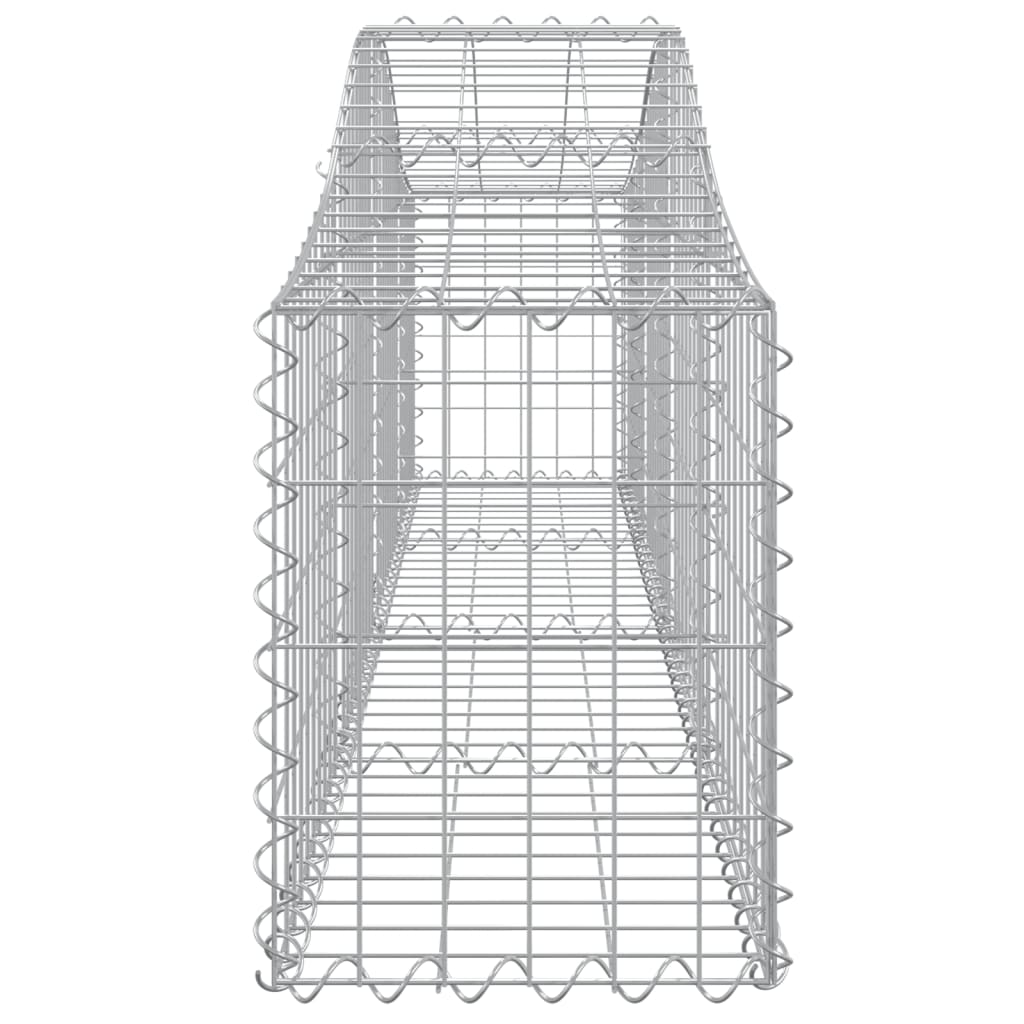 Cesti Gabbioni ad Arco 11 pz 200x30x40/60 cm Ferro Zincato - homemem39