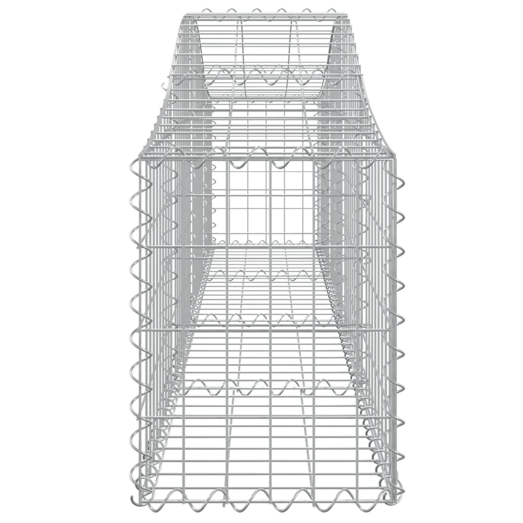 Cesti Gabbioni ad Arco 13 pz 200x30x40/60 cm Ferro Zincato - homemem39