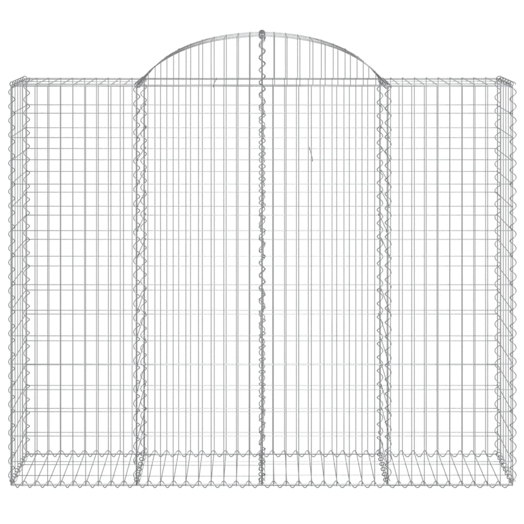 Cesti Gabbioni ad Arco 40 pz 200x50x160/180 cm Ferro Zincato