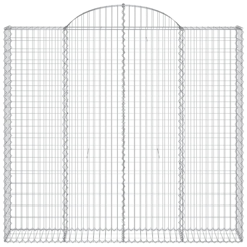 Cesti Gabbioni ad Arco 25 pz 200x50x180/200 cm Ferro Zincato