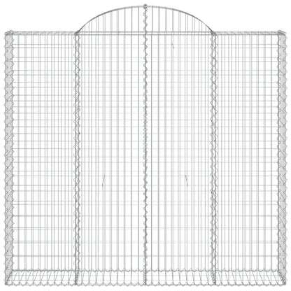 Cesti Gabbioni ad Arco 25 pz 200x50x180/200 cm Ferro Zincato - homemem39