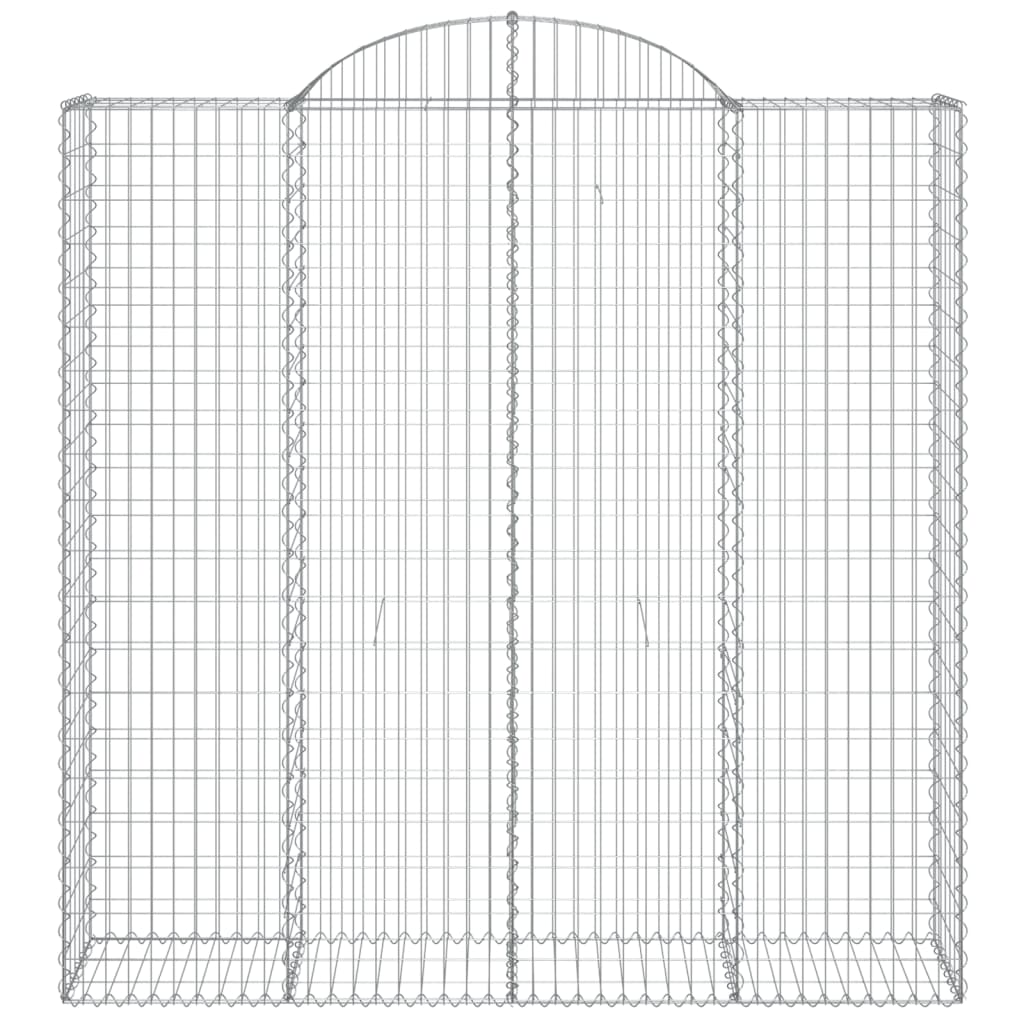 Cesti Gabbioni ad Arco 13 pz 200x50x200/220 cm Ferro Zincato