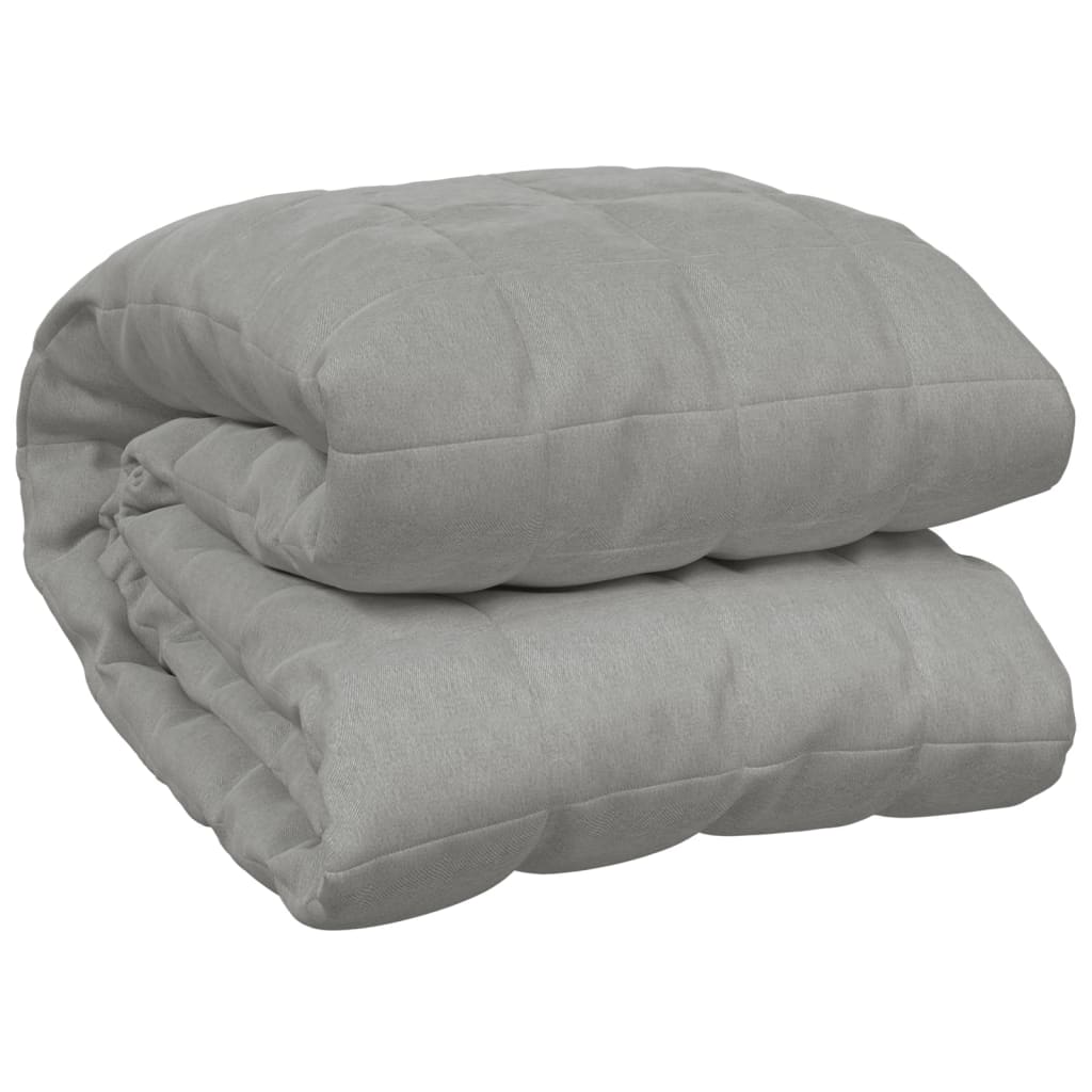 Coperta Ponderata Grigia 200x225 cm 13 kg Tessuto - homemem39