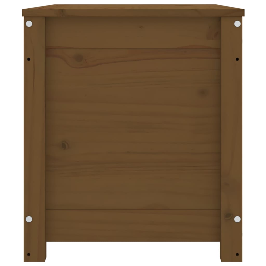 Contenitore Portaoggetti Ambra 80x40x45,5cm Legno Massello Pino - homemem39