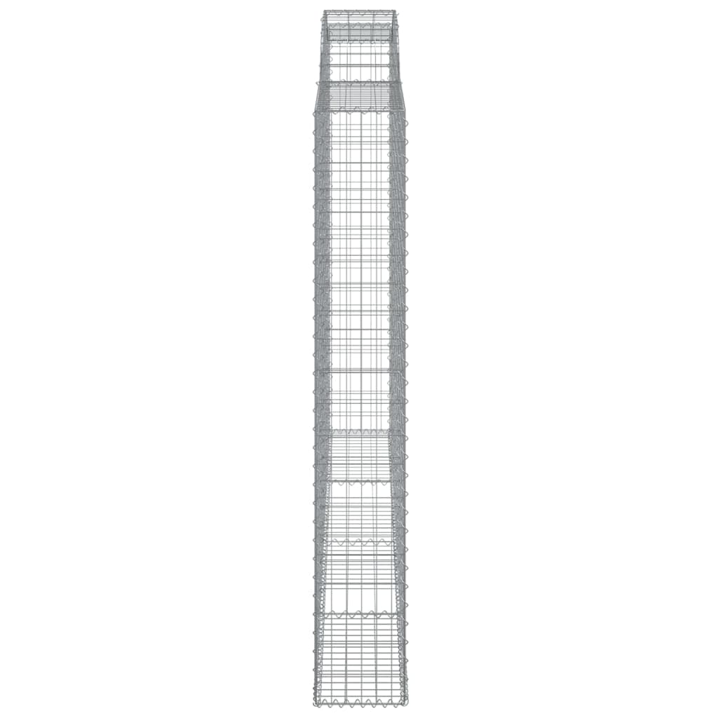 Cesto Gabbione ad Arco 300x30x200/220 cm Ferro Zincato