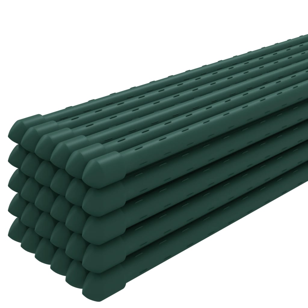 Supporti per Piante da Giardino 30 pz Verde 60 cm Acciaio - homemem39