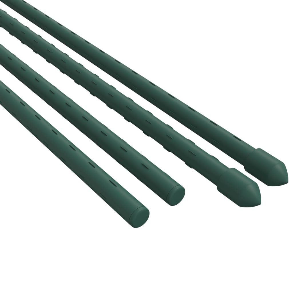 Supporti per Piante da Giardino 30 pz Verde 90 cm Acciaio