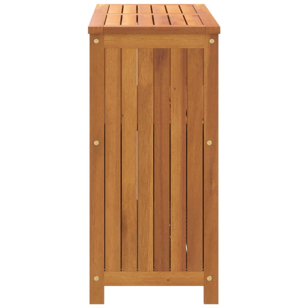 Tavolo Consolle da Giardino 80x35x75 cm Legno Massello Acacia - homemem39