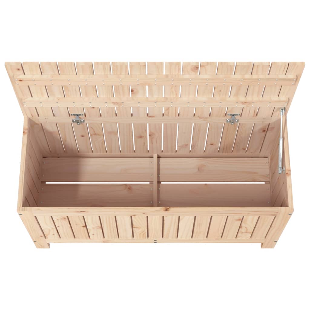 Contenitore da Giardino 108x42,5x54 cm Legno Massello di Pino