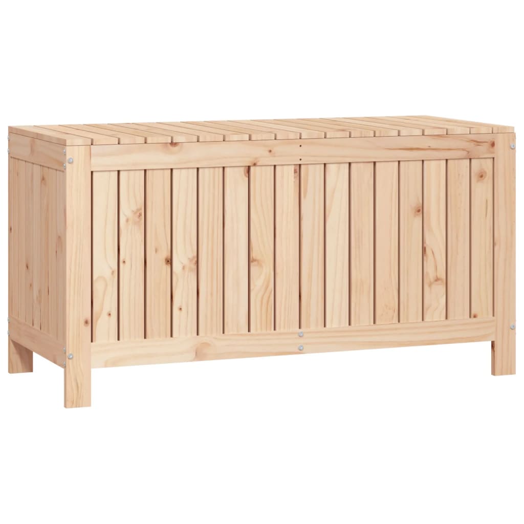 Contenitore da Giardino 115x49x60 cm in Legno Massello di Pino