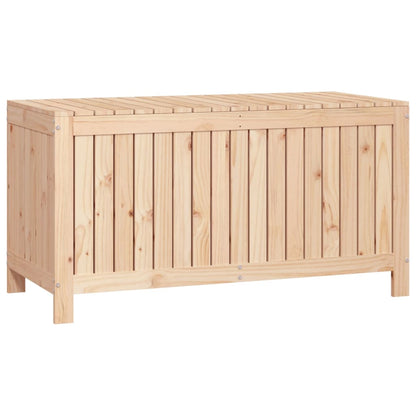 Contenitore da Giardino 121x55x64 cm in Legno Massello di Pino