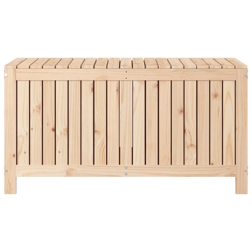 Contenitore da Giardino 121x55x64 cm in Legno Massello di Pino