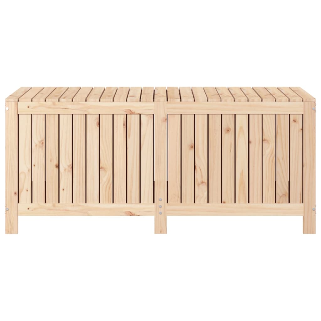 Contenitore da Giardino 147x68x64 cm in Legno Massello di Pino