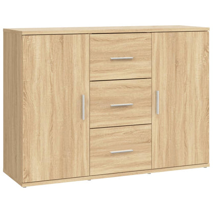 Credenza Rovere Sonoma 91x29,5x65 cm in Legno Multistrato