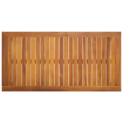 Tavolo da Giardino 110x55x67 cm Legno Massello d'Acacia - homemem39