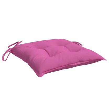 Cuscini per Sedia 6 pz Rosa 50x50x7 cm in Tessuto Oxford - homemem39