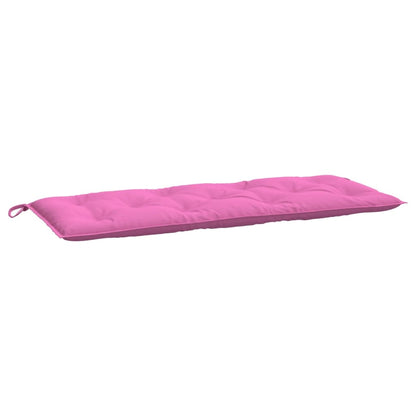 Cuscini per Panca da Giardino 2 pz Rosa 120x50x7 cm in Tessuto - homemem39