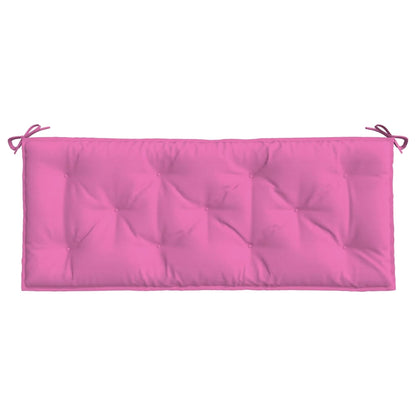 Cuscini per Panca da Giardino 2 pz Rosa 120x50x7 cm in Tessuto - homemem39