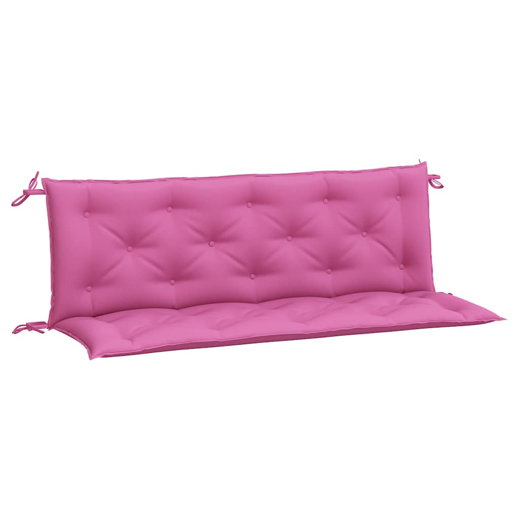 Cuscini per Panca da Giardino 2 pz Rosa 150x50x7 cm in Tessuto - homemem39