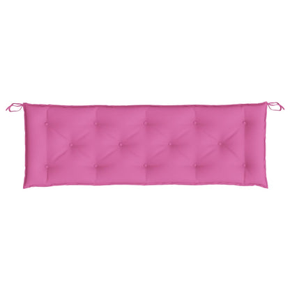 Cuscini per Panca da Giardino 2 pz Rosa 150x50x7 cm in Tessuto - homemem39