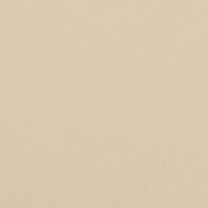 Cuscini per Sedia con Schienale Alto 2 pz Beige Tessuto Oxford - homemem39