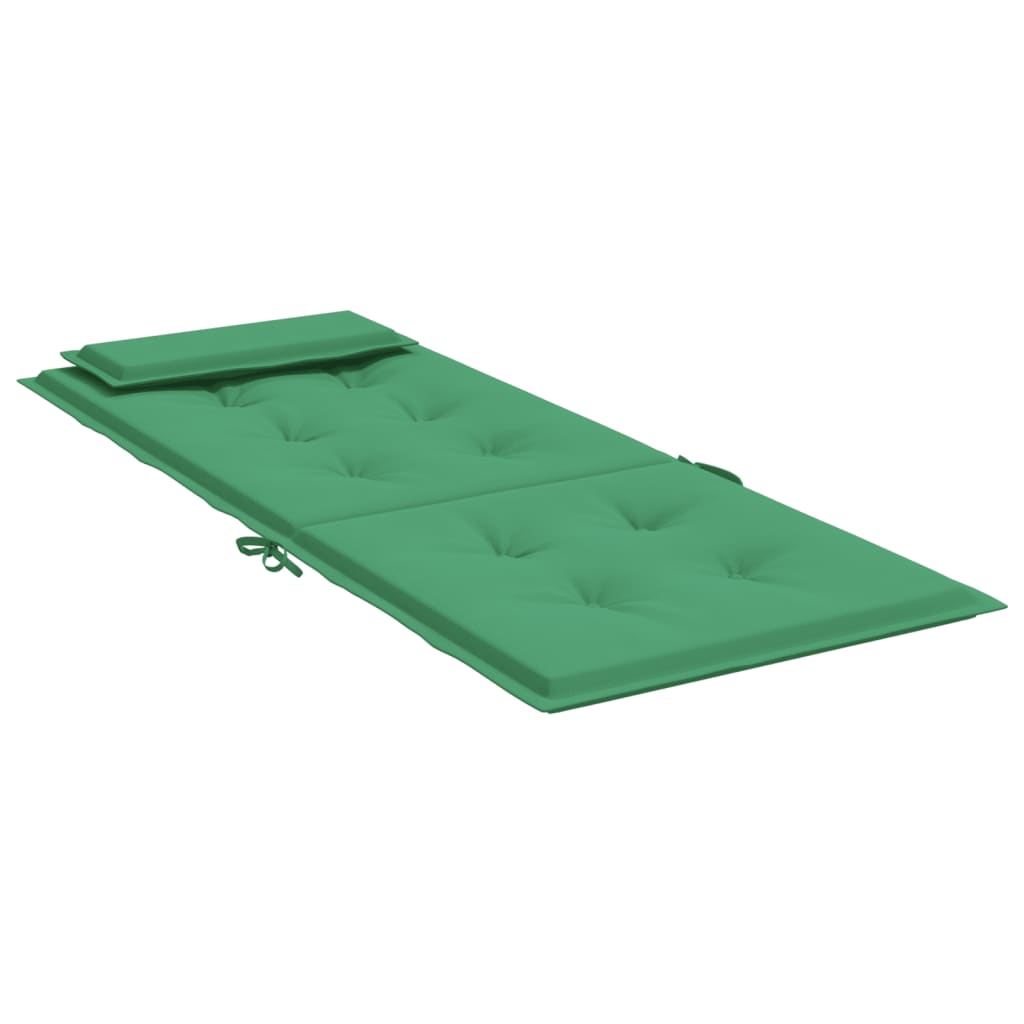 Cuscini per Sedia con Schienale Alto 4 pz Verde Tessuto Oxford - homemem39