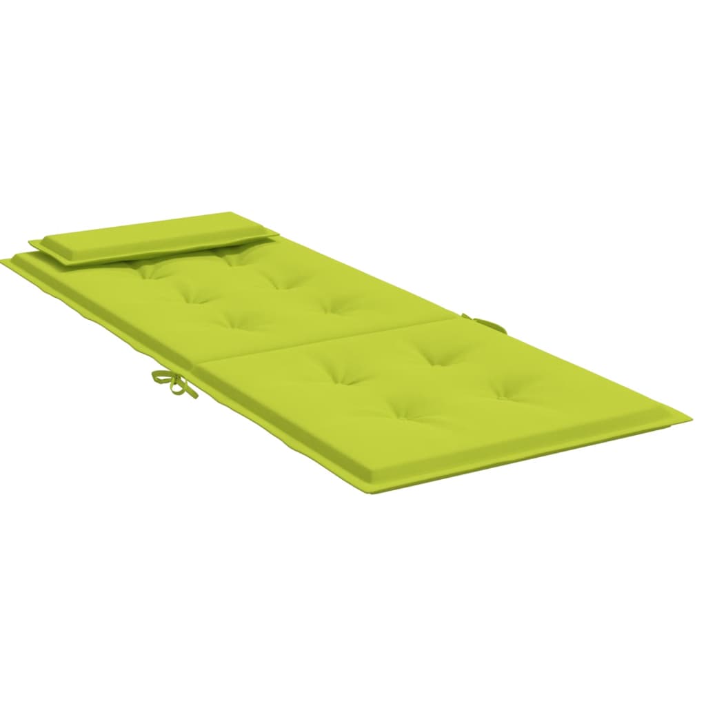 Cuscini Sedia Schienale Alto 4 pz Verde Chiaro Tessuto Oxford - homemem39