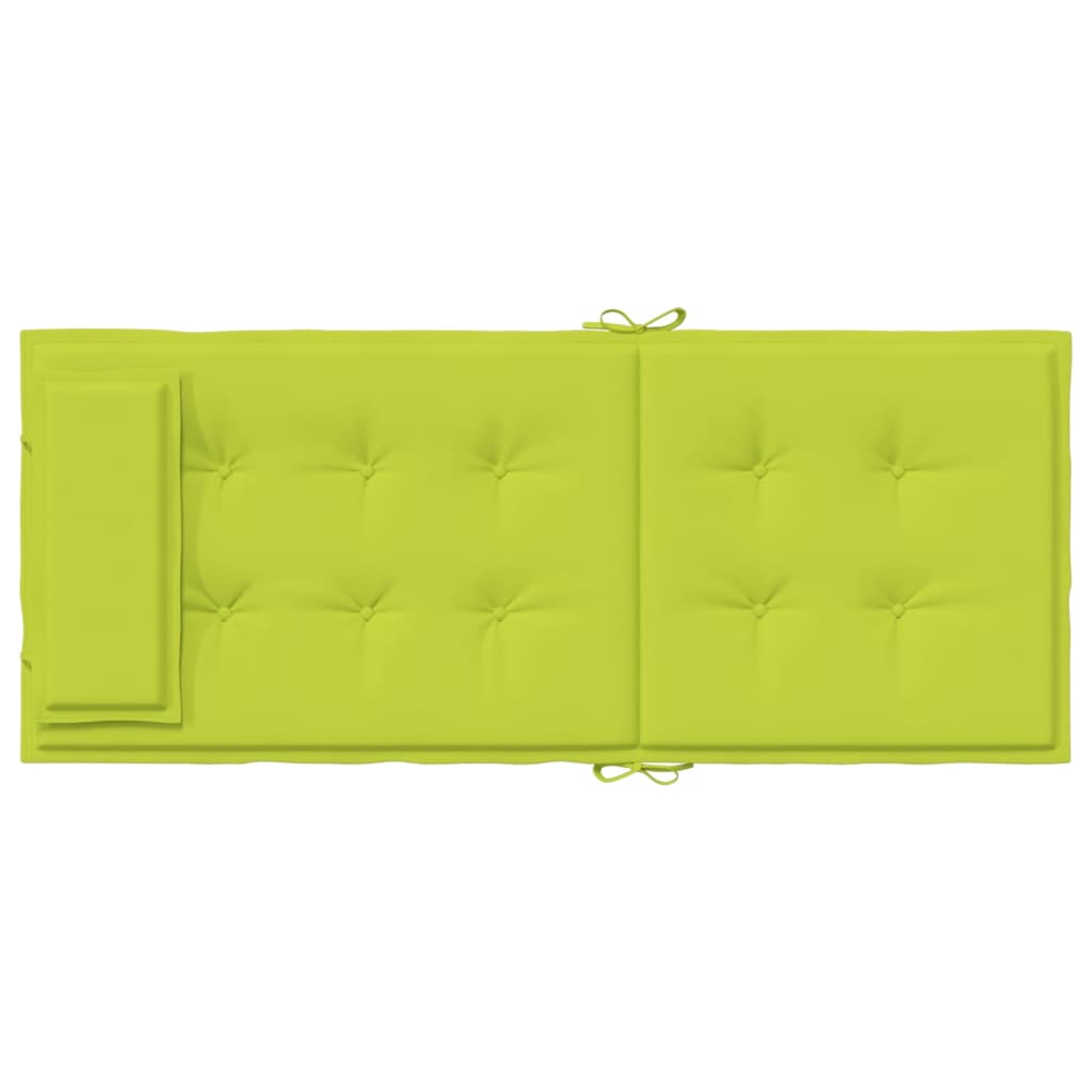 Cuscini Sedia Schienale Alto 4 pz Verde Chiaro Tessuto Oxford - homemem39