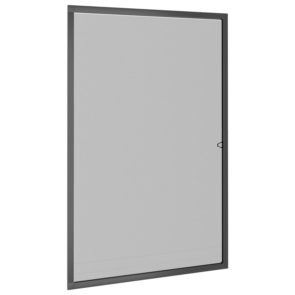 Zanzariera per Finestre Antracite 80x120 cm - homemem39