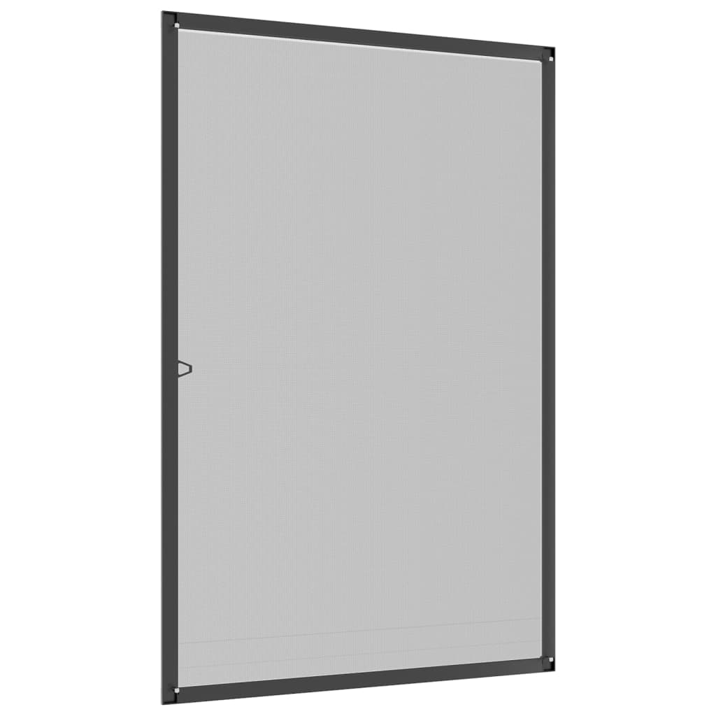 Zanzariera per Finestre Antracite 80x120 cm - homemem39