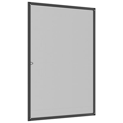 Zanzariera per Finestre Antracite 90x120 cm - homemem39