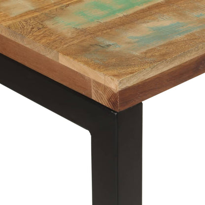 Tavolo Consolle 110x35x75 cm in Legno Massello di Recupero