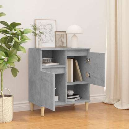 Credenza Grigio Cemento 60x35x70 cm in Legno Multistrato - homemem39