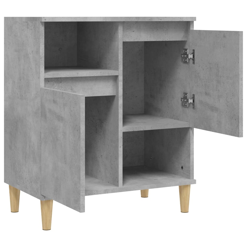 Credenza Grigio Cemento 60x35x70 cm in Legno Multistrato - homemem39