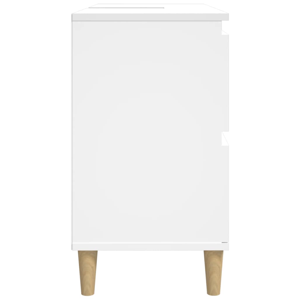 Mobile Lavabo Bianco 80x33x60 cm in Legno Multistrato - homemem39