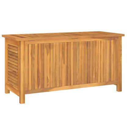 Contenitore Giardino con Borsa 114x50x58cm Legno Massello Teak