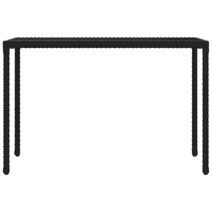 Set da Pranzo da Giardino 6 pz con Cuscini Nero in Polyrattan - homemem39