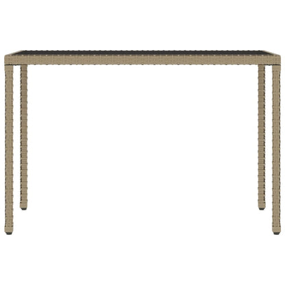 Set da Pranzo da Giardino 6 pz con Cuscini Beige in Polyrattan - homemem39