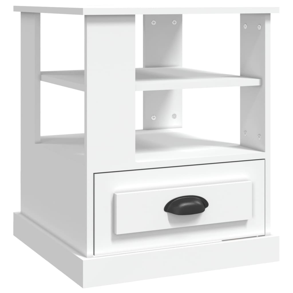 Tavolino Bianco 50x50x60 cm in Legno Multistrato