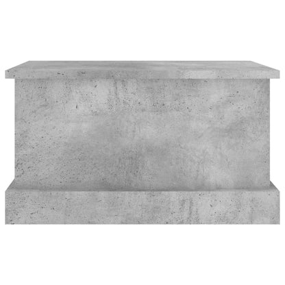 Contenitore Grigio Cemento 50x30x28 cm in Legno Multistrato - homemem39