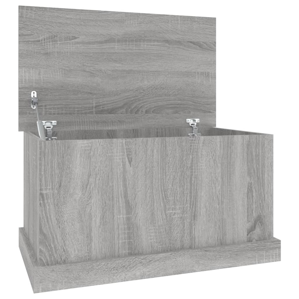 Contenitore Grigio Sonoma 70x40x38 cm Legno Multistrato - homemem39