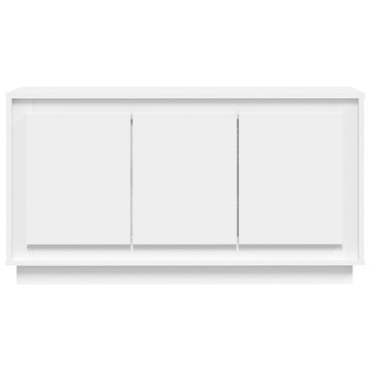 Credenza Bianca 102x35x55 cm in Legno Multistrato