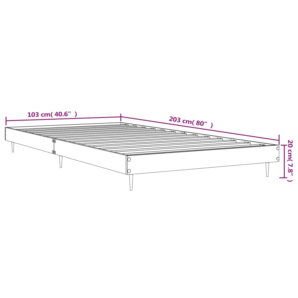 Giroletto Grigio Cemento 100x200 cm in Legno Multistrato - homemem39