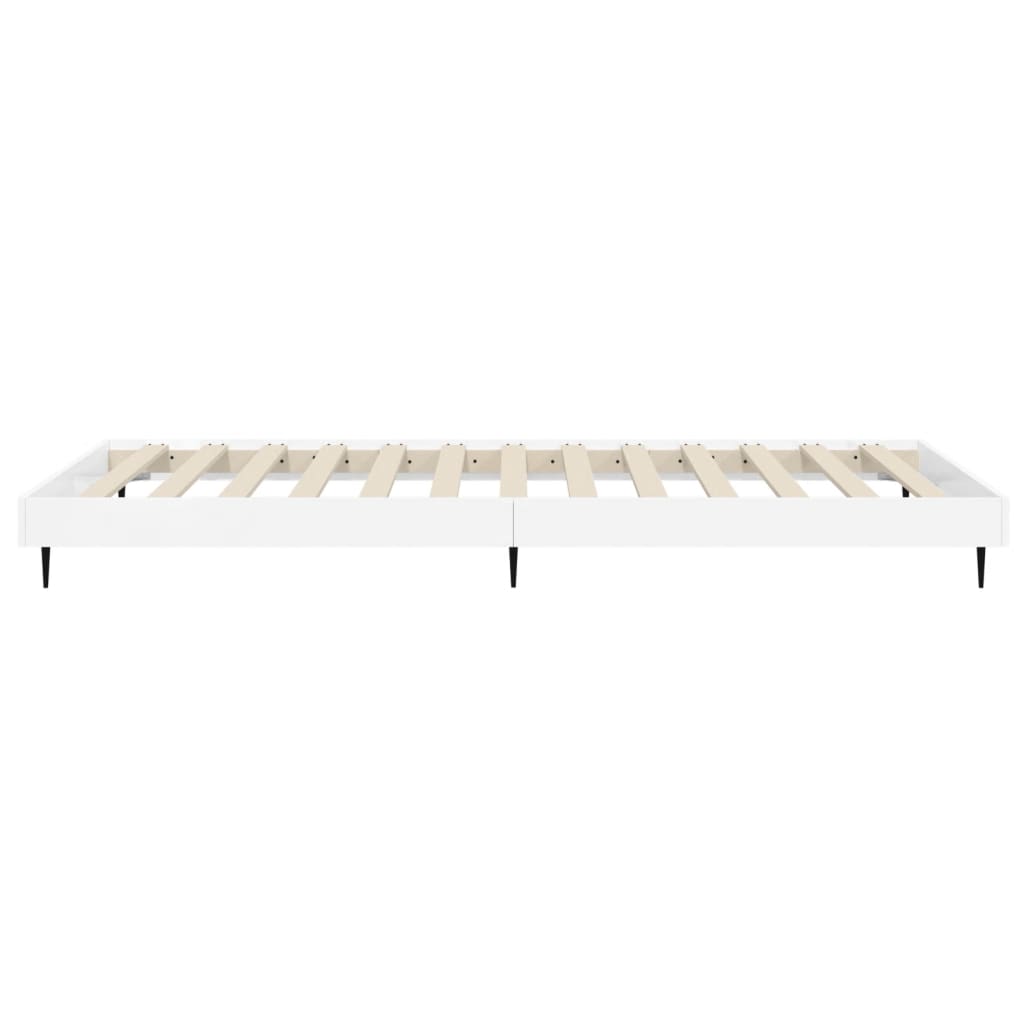 Giroletto Bianco Lucido 90x200 cm in Legno Multistrato - homemem39