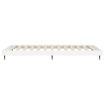 Giroletto Bianco Lucido 90x200 cm in Legno Multistrato - homemem39