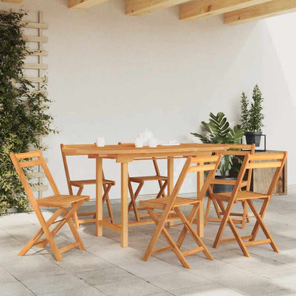 Tavolo Giardino Estensibile 110-160x80x75cm Legno Massello Teak - homemem39