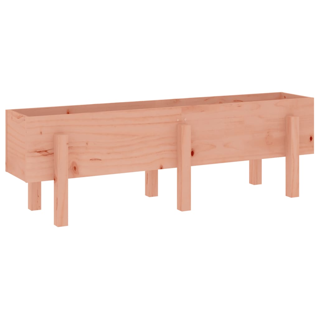 Fioriera Rialzata Giardino 121x30x38 cm Legno Massello Douglas