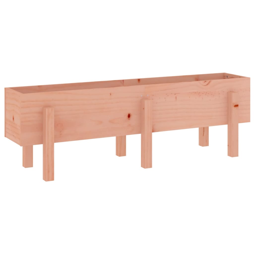 Fioriera Rialzata Giardino 121x30x38 cm Legno Massello Douglas