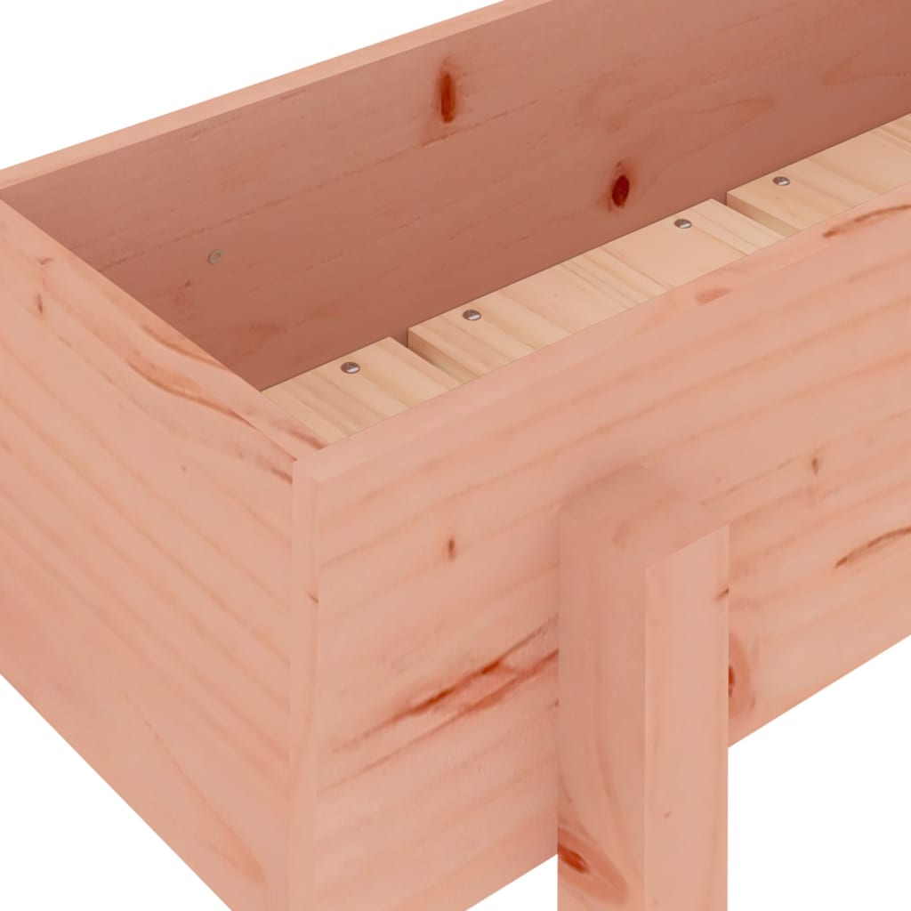 Fioriera Rialzata Giardino 121x30x38 cm Legno Massello Douglas - homemem39